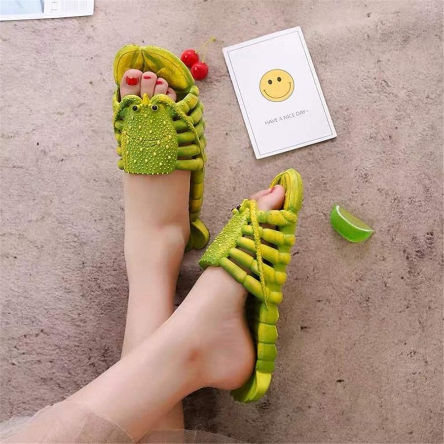 Lobster shaped flip flop sandals - Flip flobsters