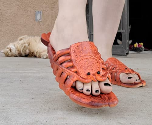 Lobster shaped flip flop sandals - Flip flobsters