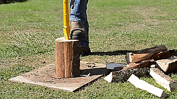 Logmatic Wedge Axe Slide Hammer Wood Splitting Axe