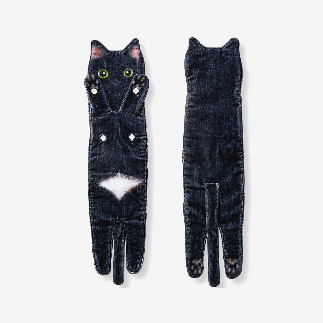 Long Cat Shaped Towels