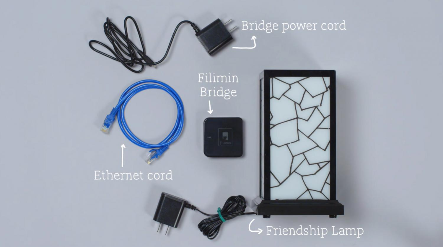 Long Distance Friendship Lamps Sync Colors