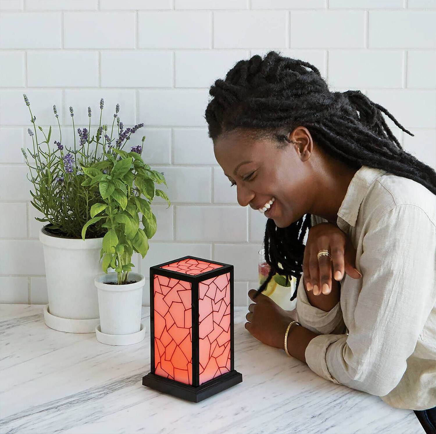 Long Distance Friendship Lamps Sync Colors