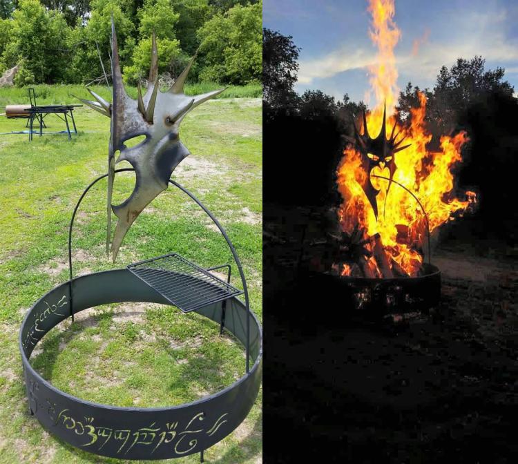  Lord Of The Rings Fire Pit - LOTR Fire Ring