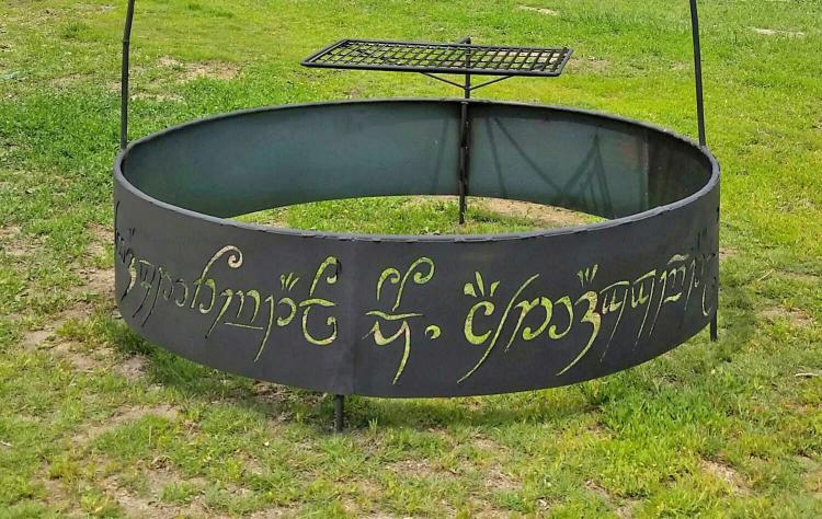  Lord Of The Rings Fire Pit - LOTR Fire Ring