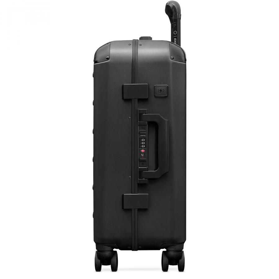 Luggage with a built-in closet - suitcase pull up shelf closet