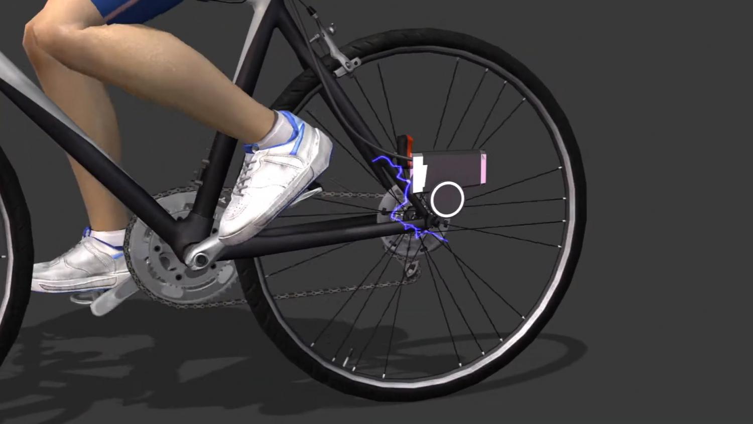 Lumigrids bicycle grid projection light - Projecting laser grid for night bicycle riding safety