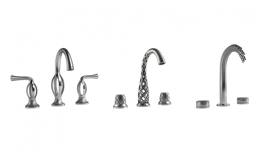 Luxury 3D printed designer bathroom faucets