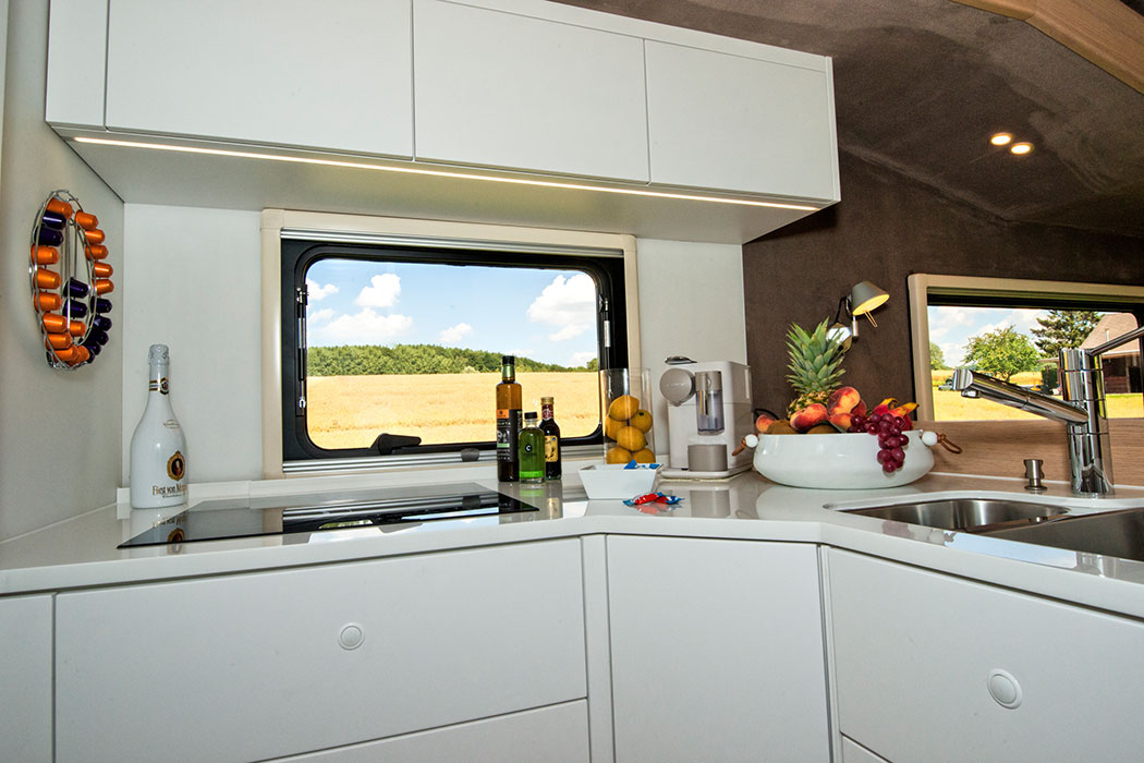 $1.7 Million Luxury Motorhome has Its Own Garage To Hold a Car - Volkner Mobil Performance S Luxury RV