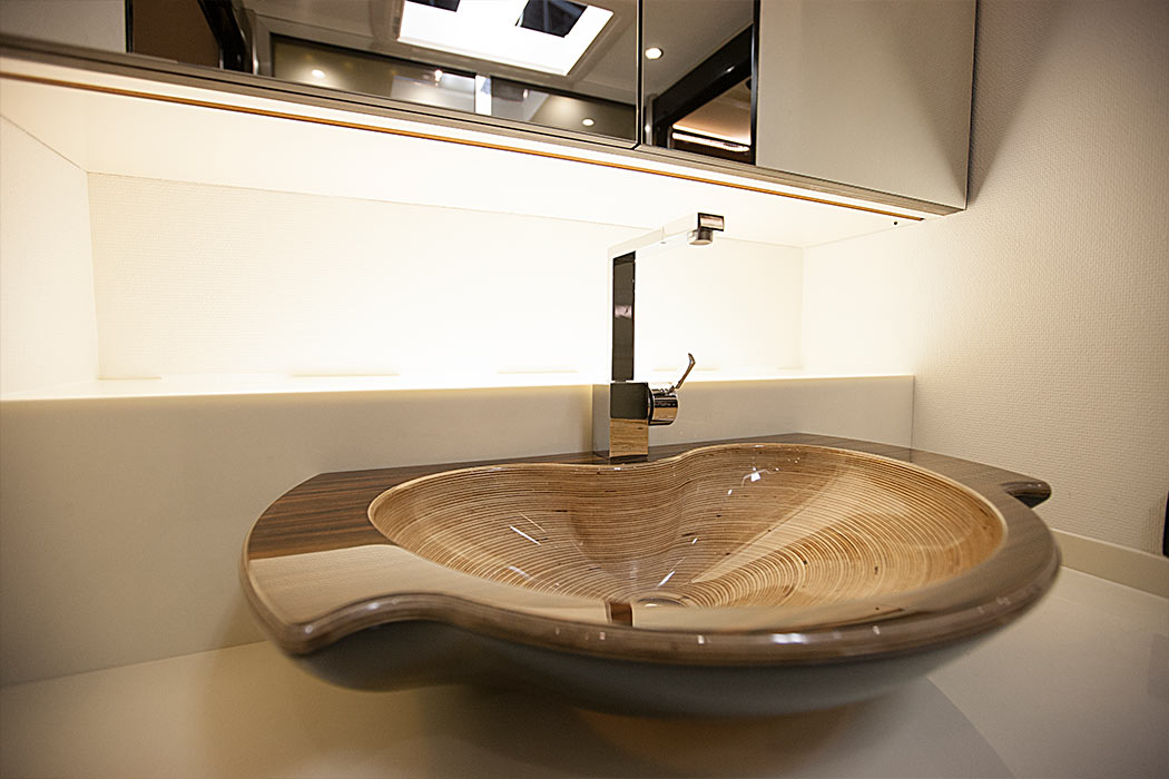 $1.7 Million Luxury Motorhome has Its Own Garage To Hold a Car - Volkner Mobil Performance S Luxury RV