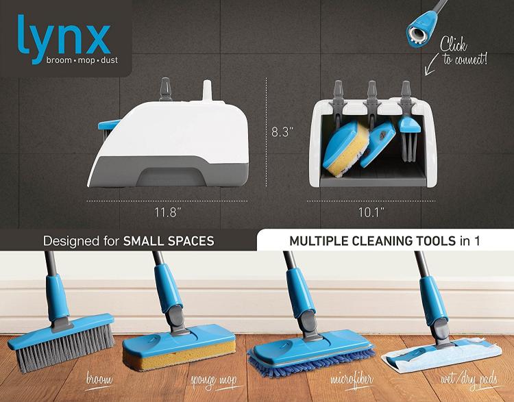 Lynx Dock - 4-in-1 interchangeable pole cleaning set
