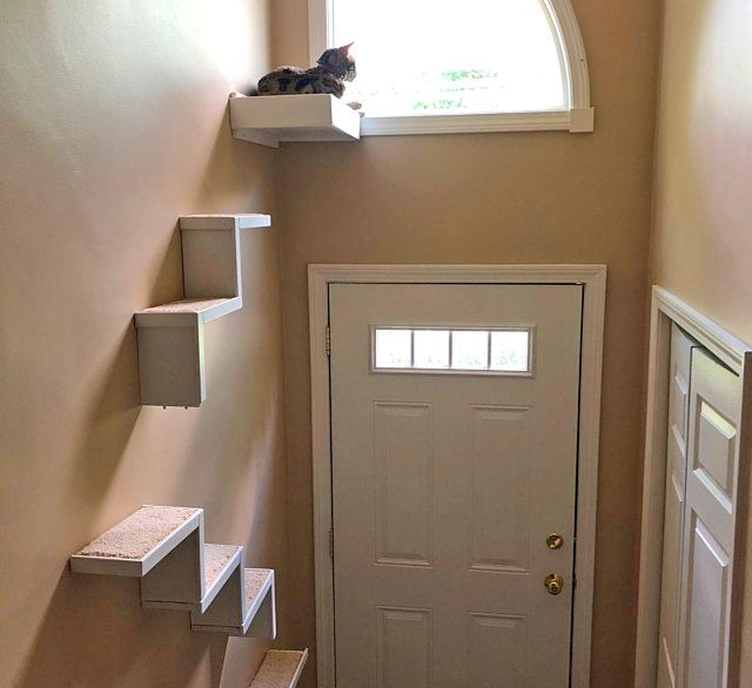 Hanging Cat Hammock - Swinging Macrame cat bed