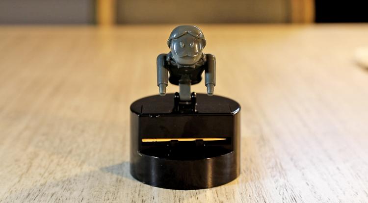 Maestro Baton Toothpick Dispenser - Conductor bowing with baton toothpick dispenser