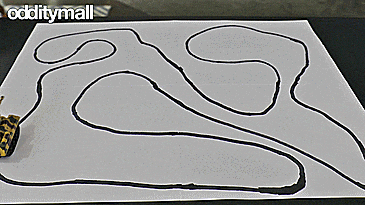 Magic Pen Inductive Tank - Mark Line Following Toy Tank