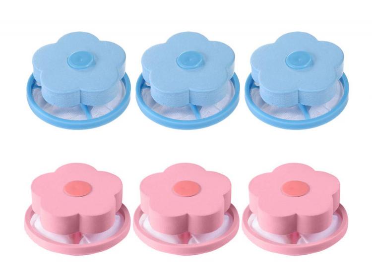 Magic Pet Hair Catching Washing Machine Flower - Floating flower washer lint trap