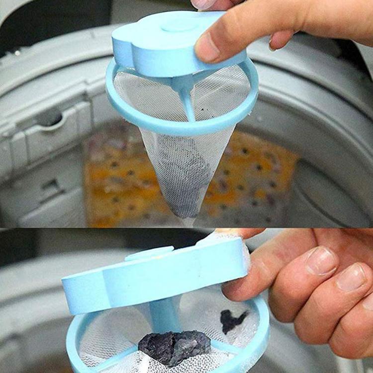 Magic Pet Hair Catching Washing Machine Flower - Floating flower washer lint trap