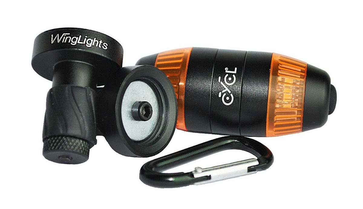 CYCL Winglights - Bicycle Handlebar turn signals - Snap on bike safety lights and turn signal