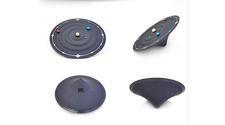 Magnetic Solar System Clock Uses Rotating Planets To Tell Time - Galaxy Magnetic Clock