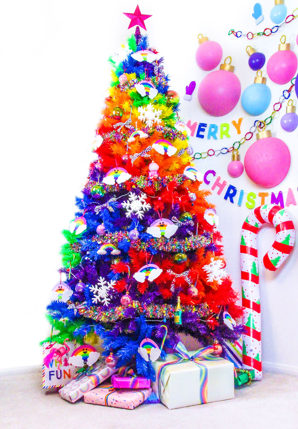 Rainbow Christmas Tree