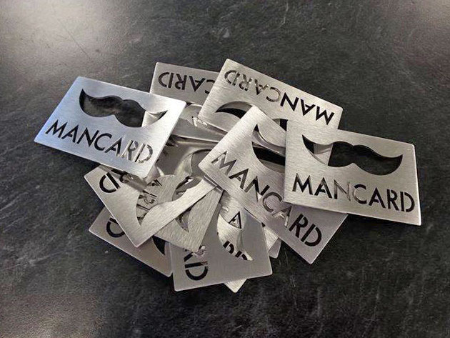 Man Card Mustache Bottle Opener