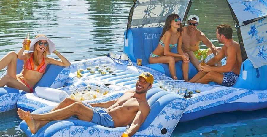 Margaritaville Paradise Party Island Lake Float