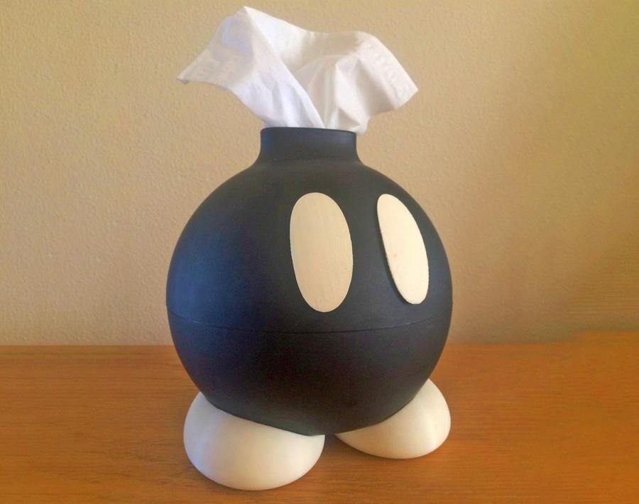 Mario Bomb-omb Tissue Box Holder