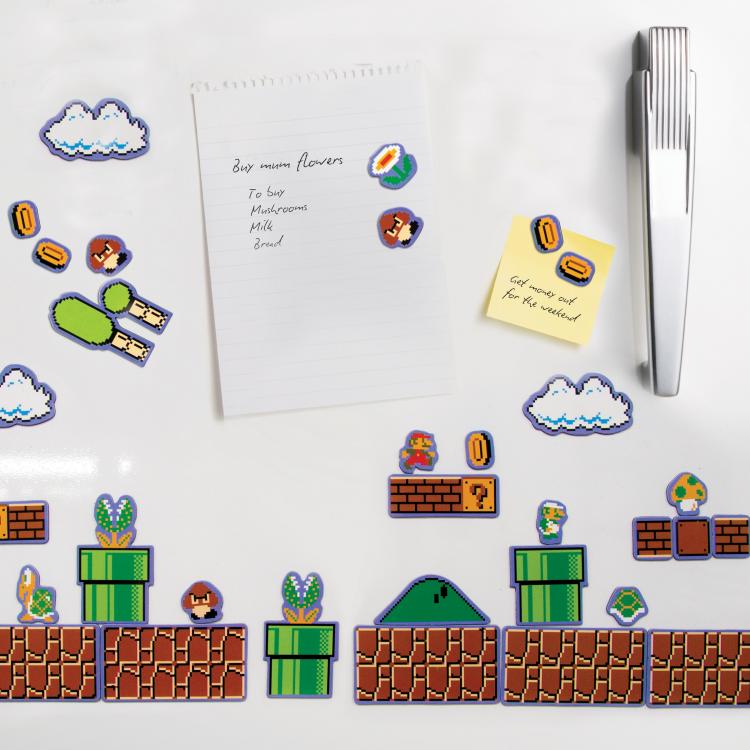 Mario Fridge Magnets - Make Mario Level On Refrigerator (NES)