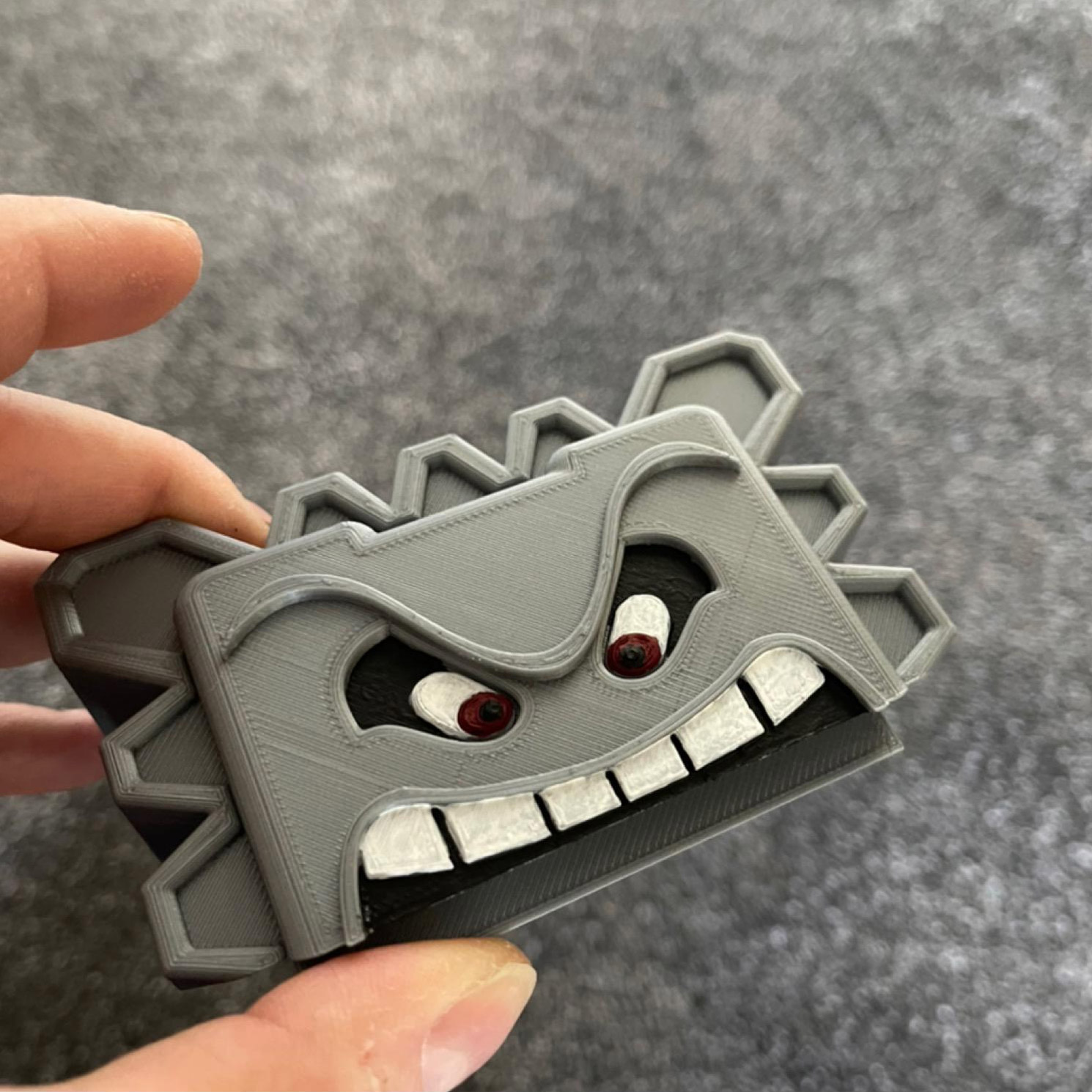 Mario Thwomp Nintendo Switch Game Cartridge Holder