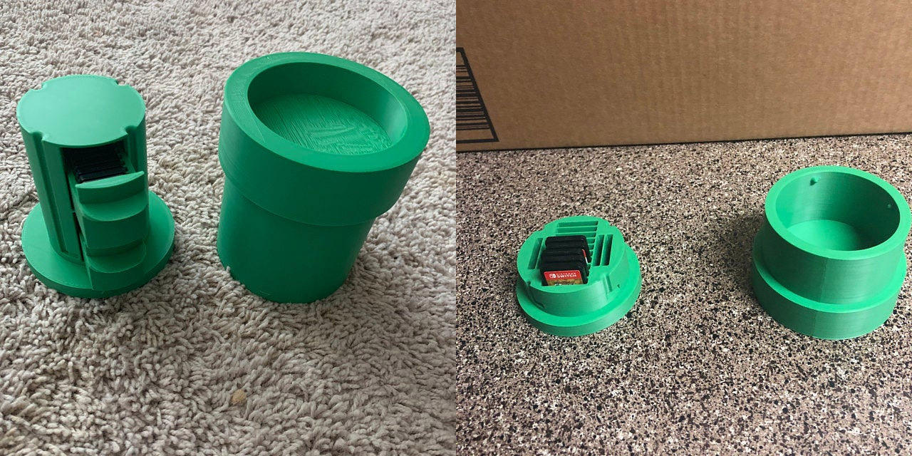 Mario Warp Pipe Nintendo Switch Game Holder