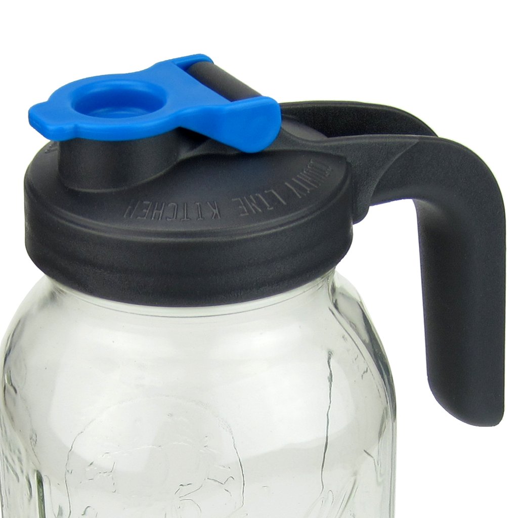 Mason Jar Flip Cap Lid - Easy open mason jar lid