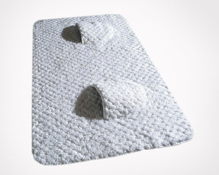 Mat Walk Bath Mat With Built In Slippers