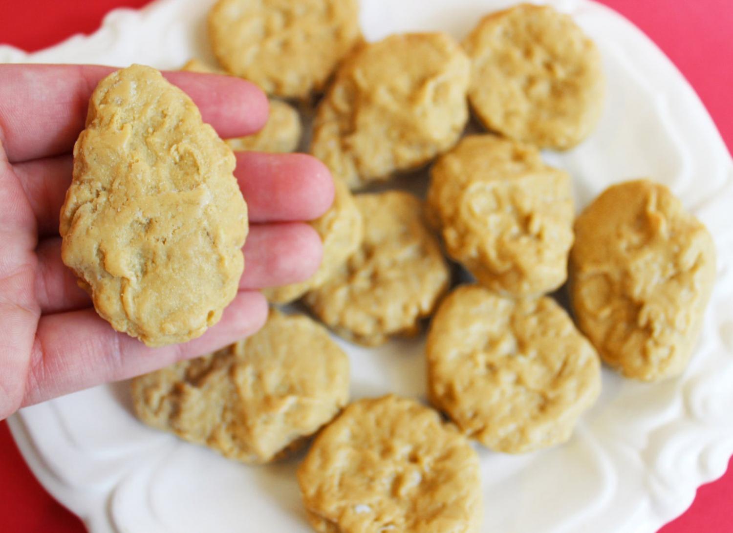 Chicken nugget shaped soap