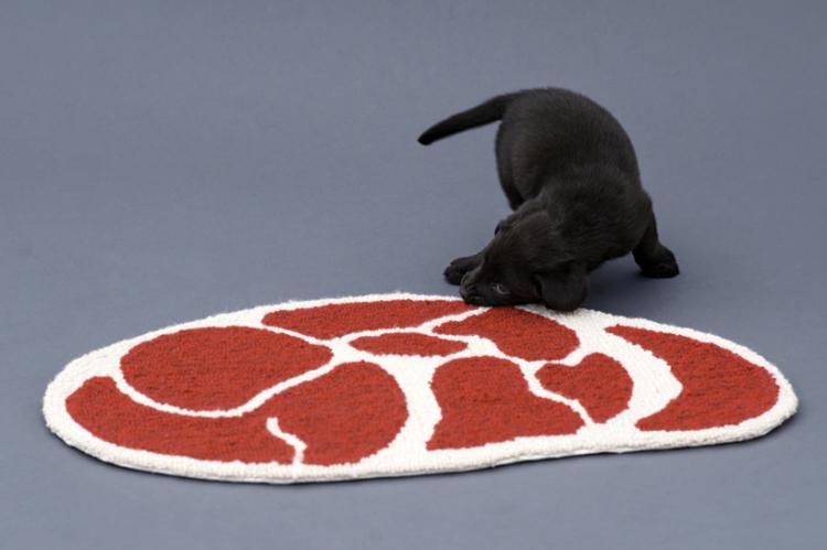 Meat Shaped Dog Rugs