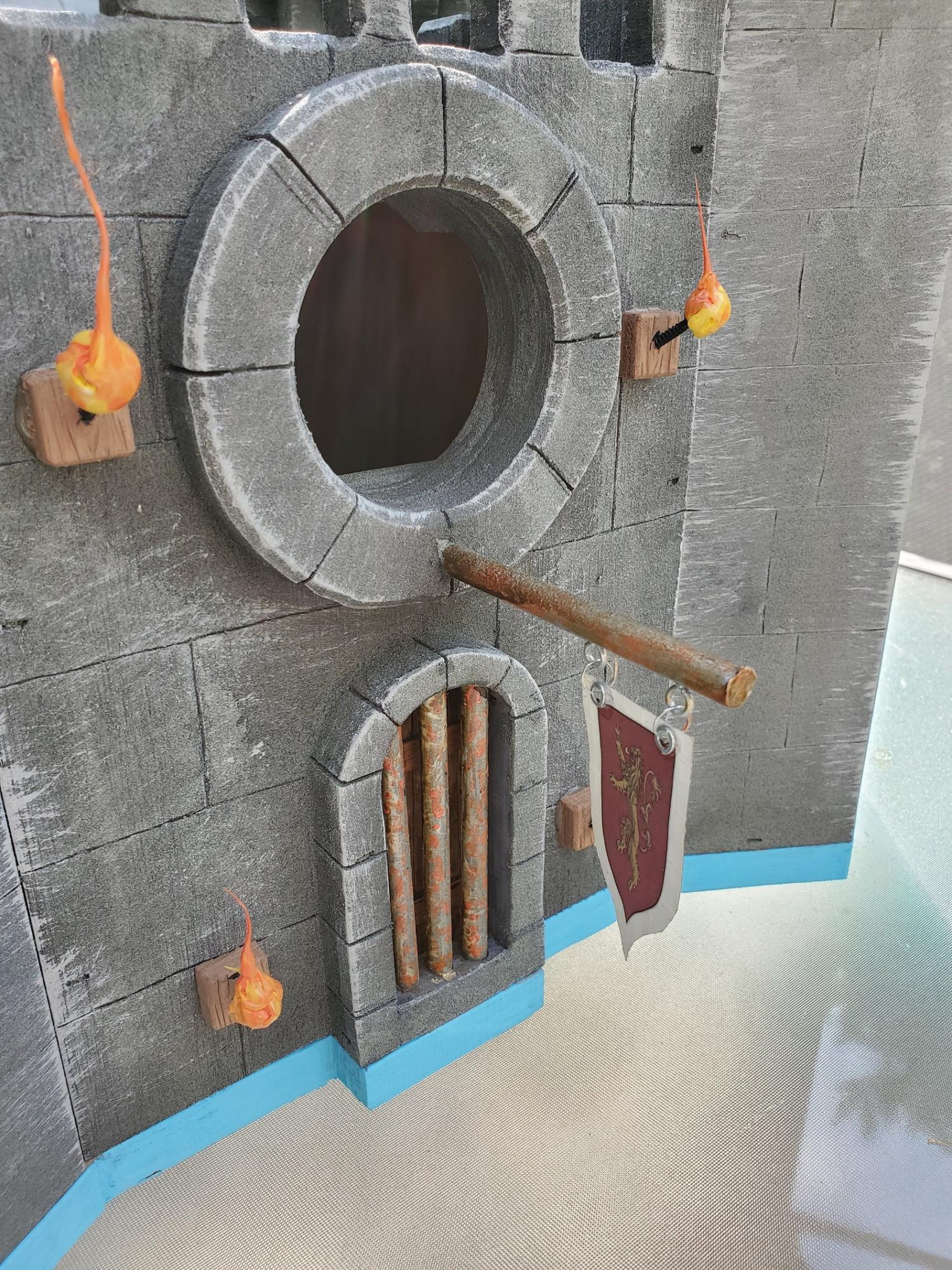 Medieval Birdhouse Castle