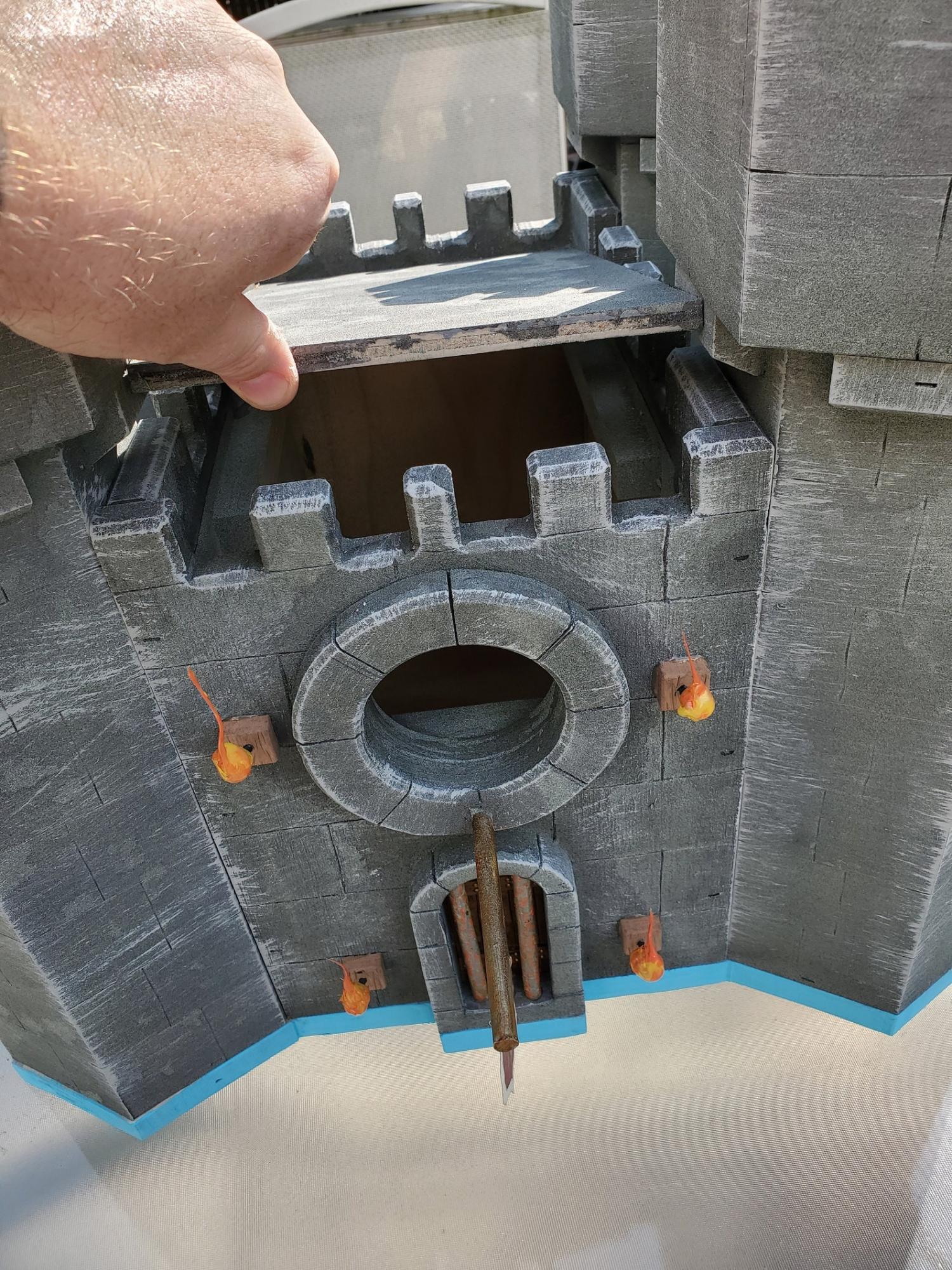 Medieval Birdhouse Castle