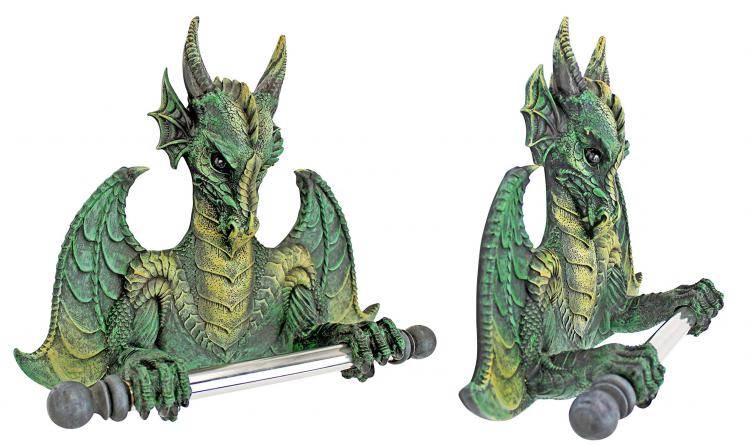 Medieval Dragon Toilet Paper Holder