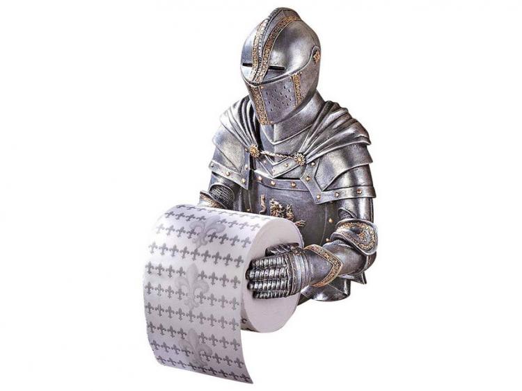 Medieval Knight Toilet Paper Holder