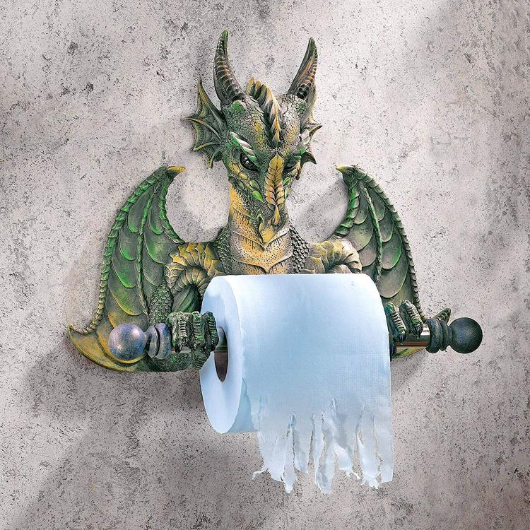 Medieval Dragon Toilet Paper Holder