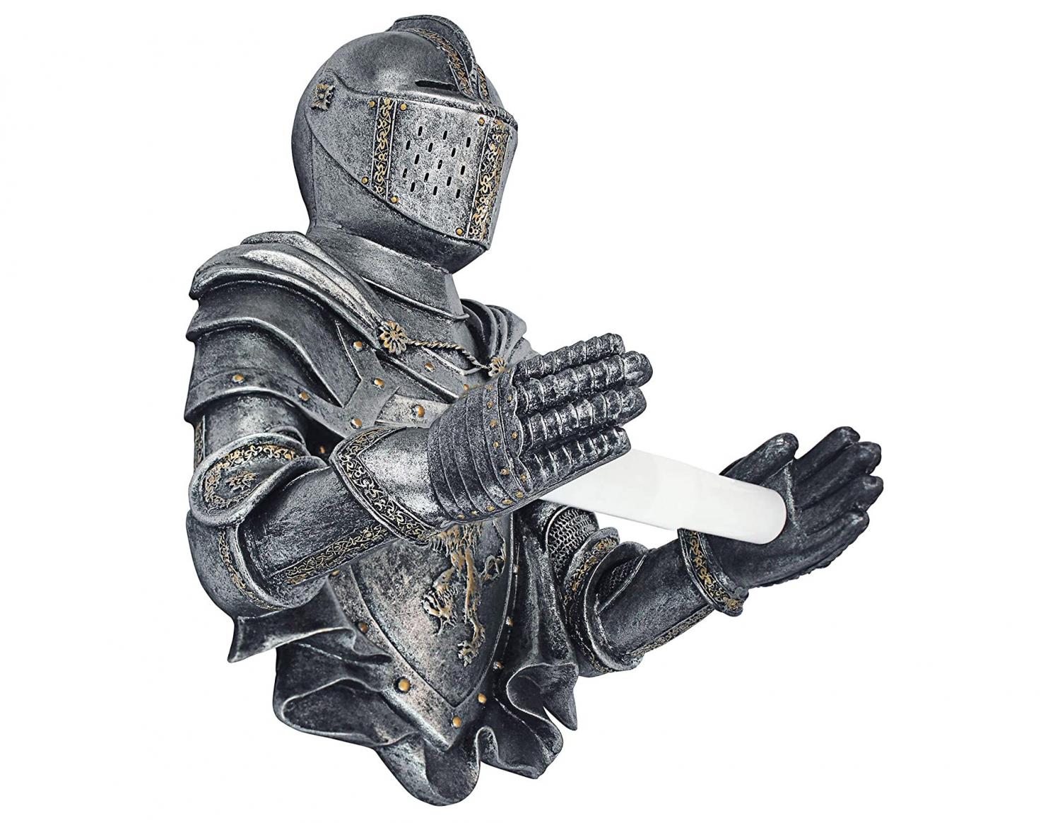 Medieval Knight Toilet Paper Holder