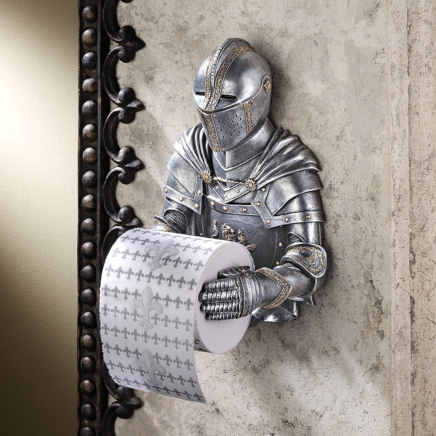 Medieval Knight Toilet Paper Holder