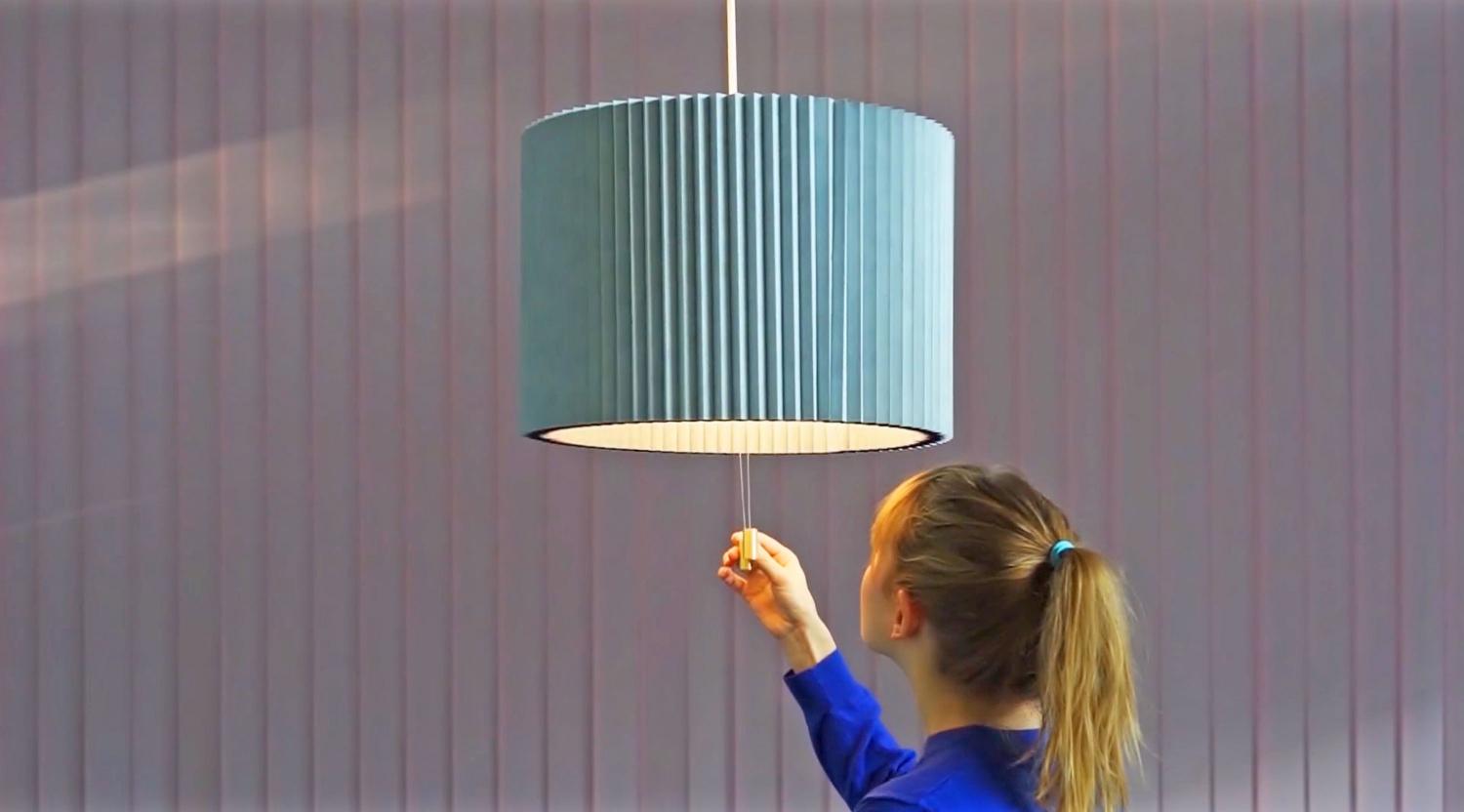 Adjustable honeycomb lamp