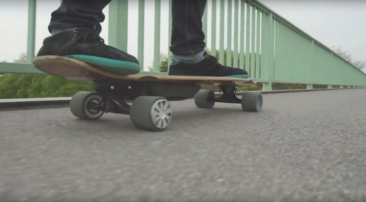 Mellow Drive Turns Any Skateboard into an Electric Skateboard