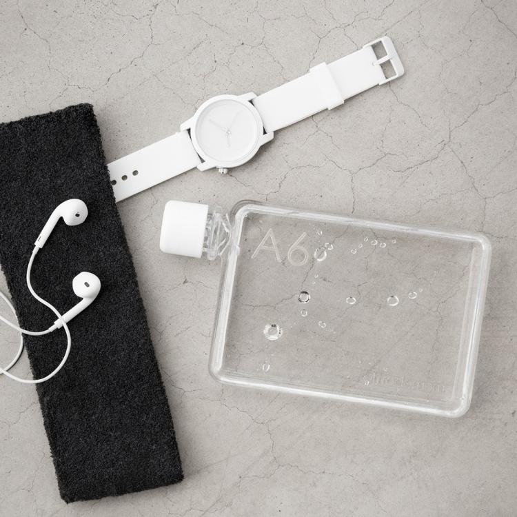 Memo Bottle - Flat Water Bottle - Slim water bottle fits easily into a messenger bag, purse, or pocket