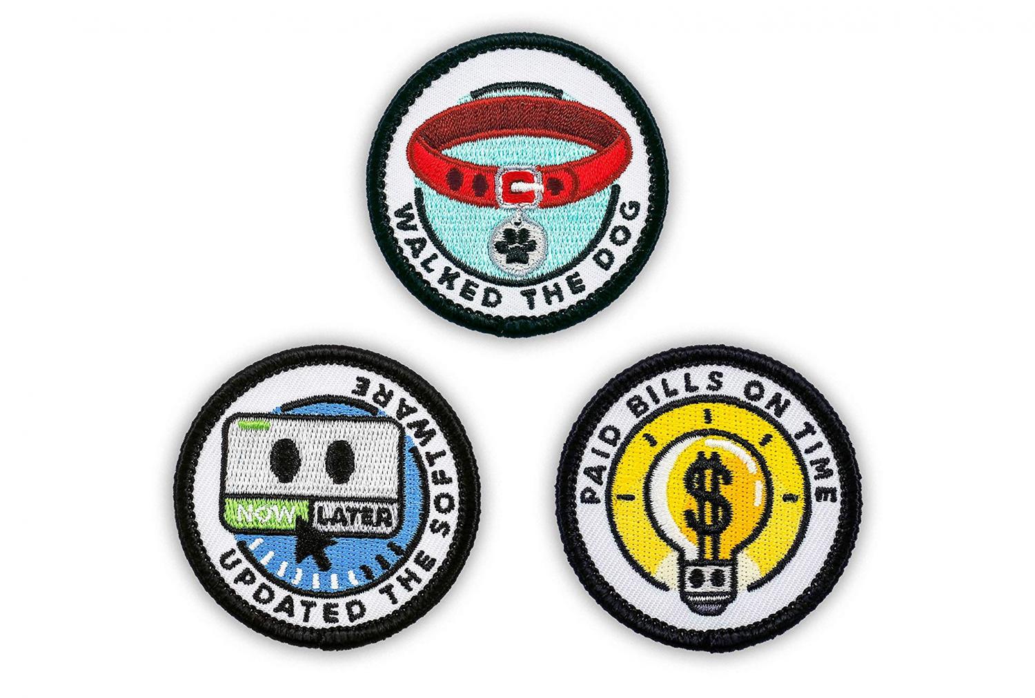 Merit Badges For Adults - Funny Adult accomplishment iron-on patches