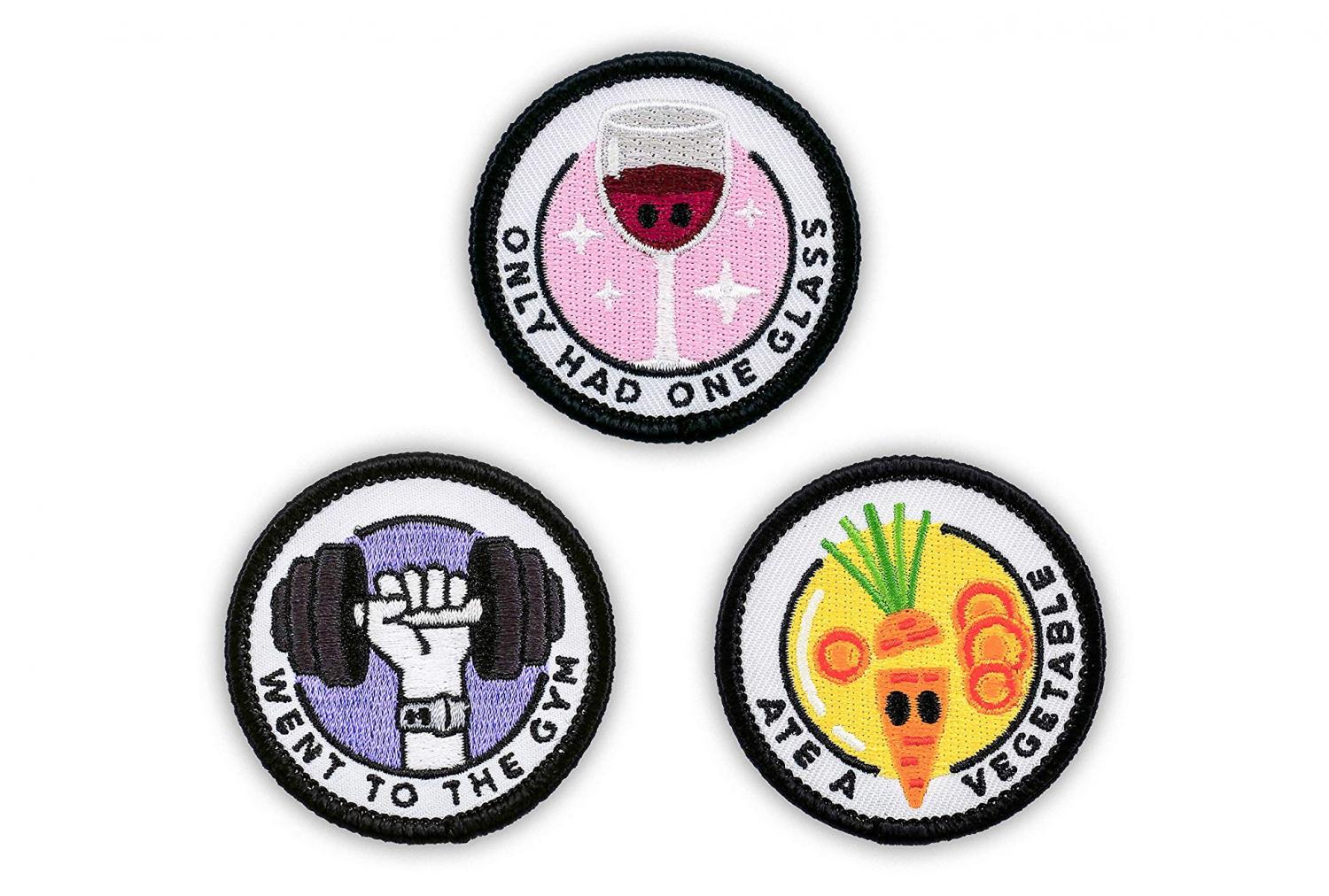 Merit Badges For Adults - Funny Adult accomplishment iron-on patches