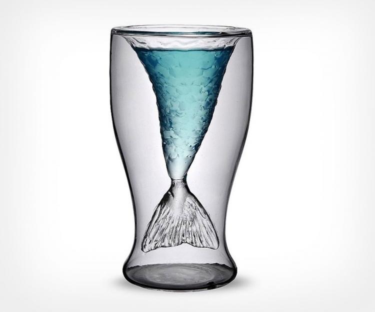 Mermaid Tail Drinking Glass - Mermaid Tail Shot Glasses