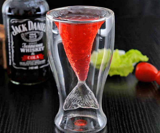 Mermaid Tail Drinking Glass - Mermaid Tail Shot Glasses