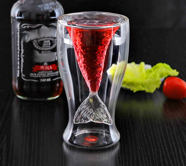 Mermaid Tail Drinking Glass - Mermaid Tail Shot Glasses