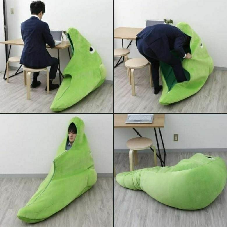 Metapod Sleeping Bag - Pokemon metapod napping pod