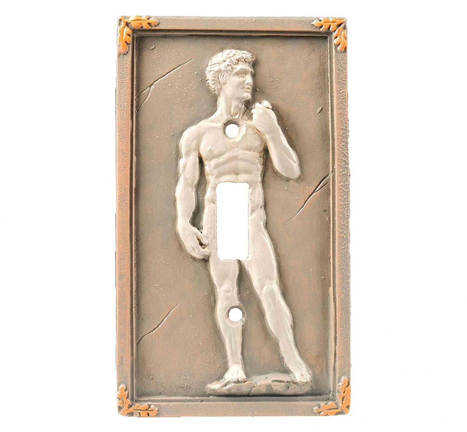 Michelangelo's David Penis Light Switch Plate