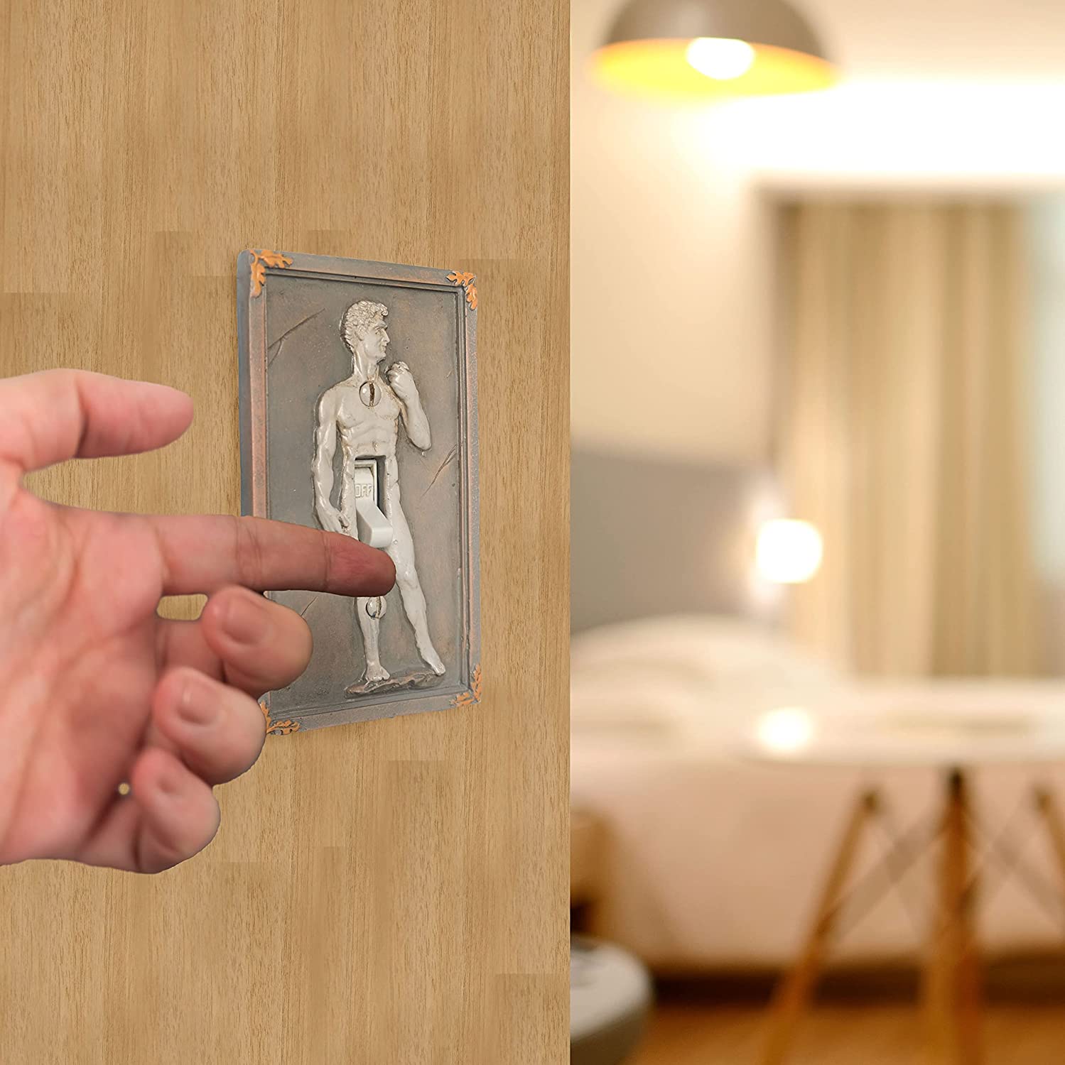 Michelangelo's David Penis Light Switch Plate